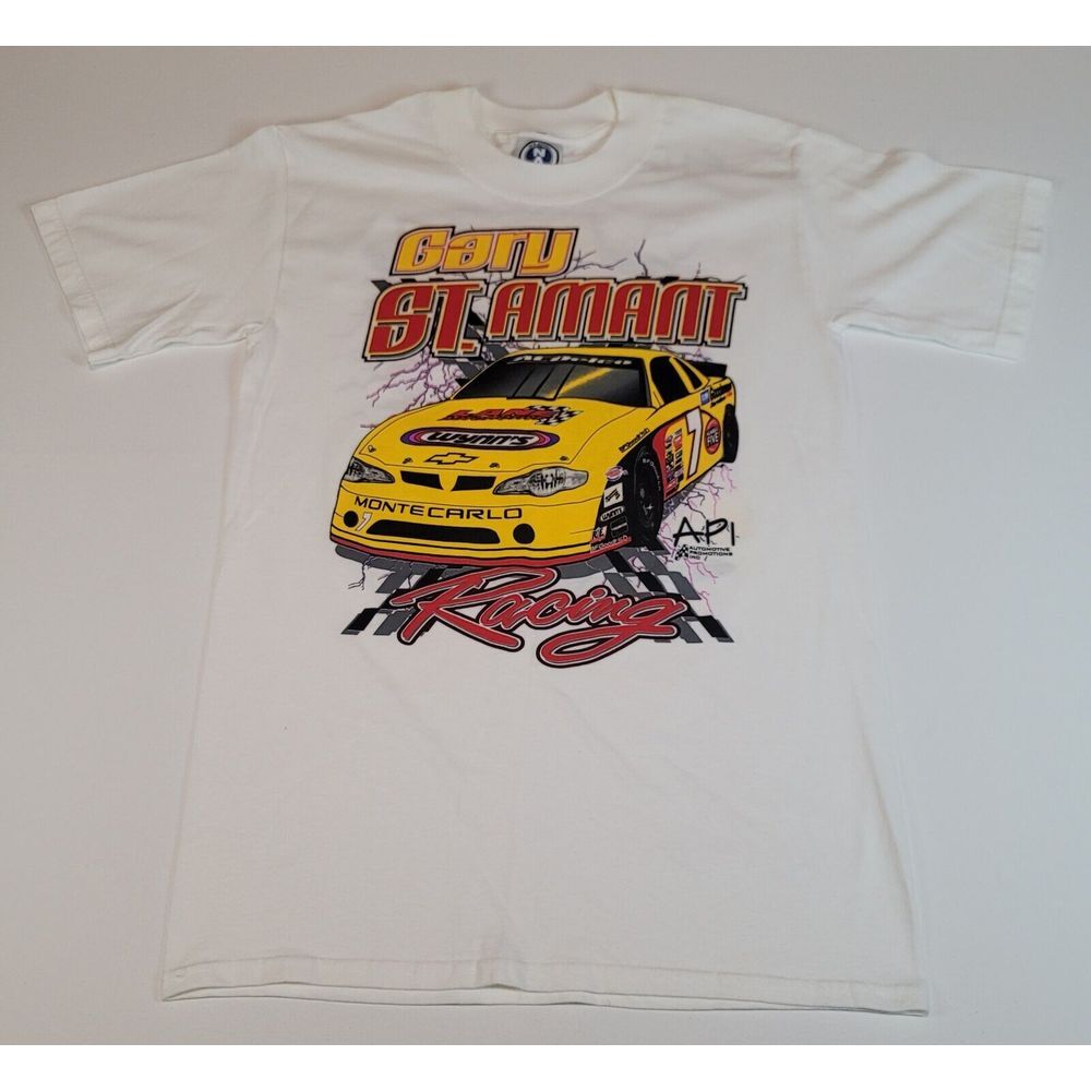 Gary St. Amant Nascar T-Shirt Mens‎ Small. Vintage 2000 Car #17 Autographed.